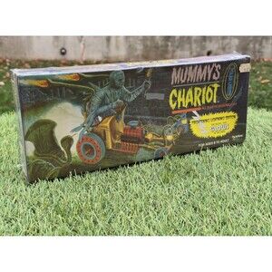 1998 Polar Lights Mummy's Chariot Glow in the Dark Model Kit New Sealed
